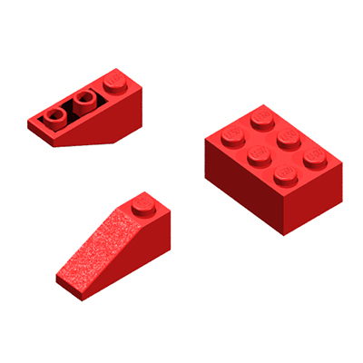 lego piece three